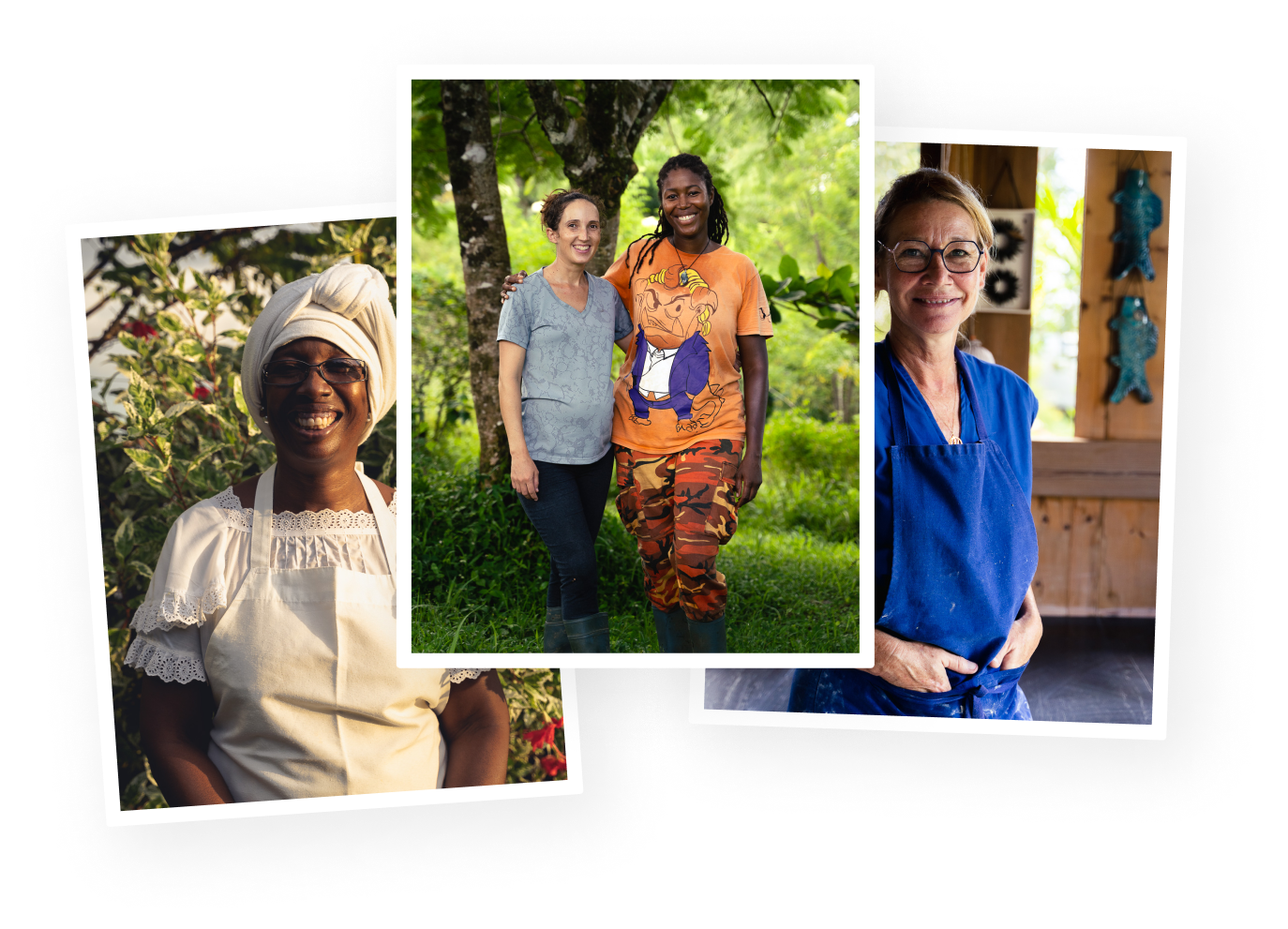 Trio d'images des producteurs